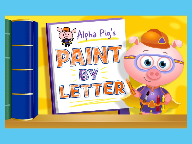 Alpha Pig's Paint by Letter